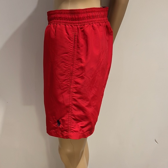 Red Ralph Lauren swim shorts - Picture 2 of 3